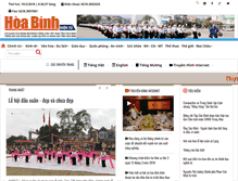 Tablet Screenshot of baohoabinh.com.vn